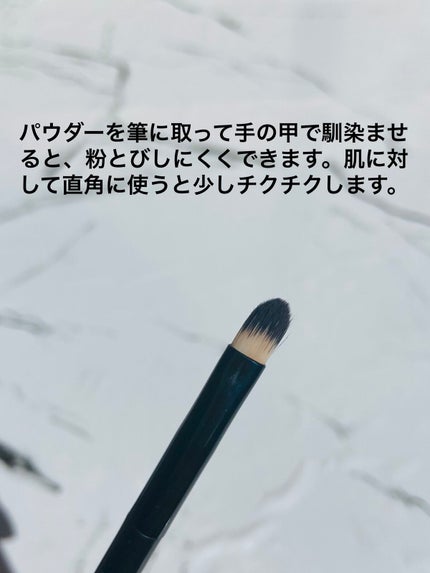 UR GLAM EYESHADOW BRUSH B/U R GLAM/メイクブラシを使ったクチコミ(2枚目)