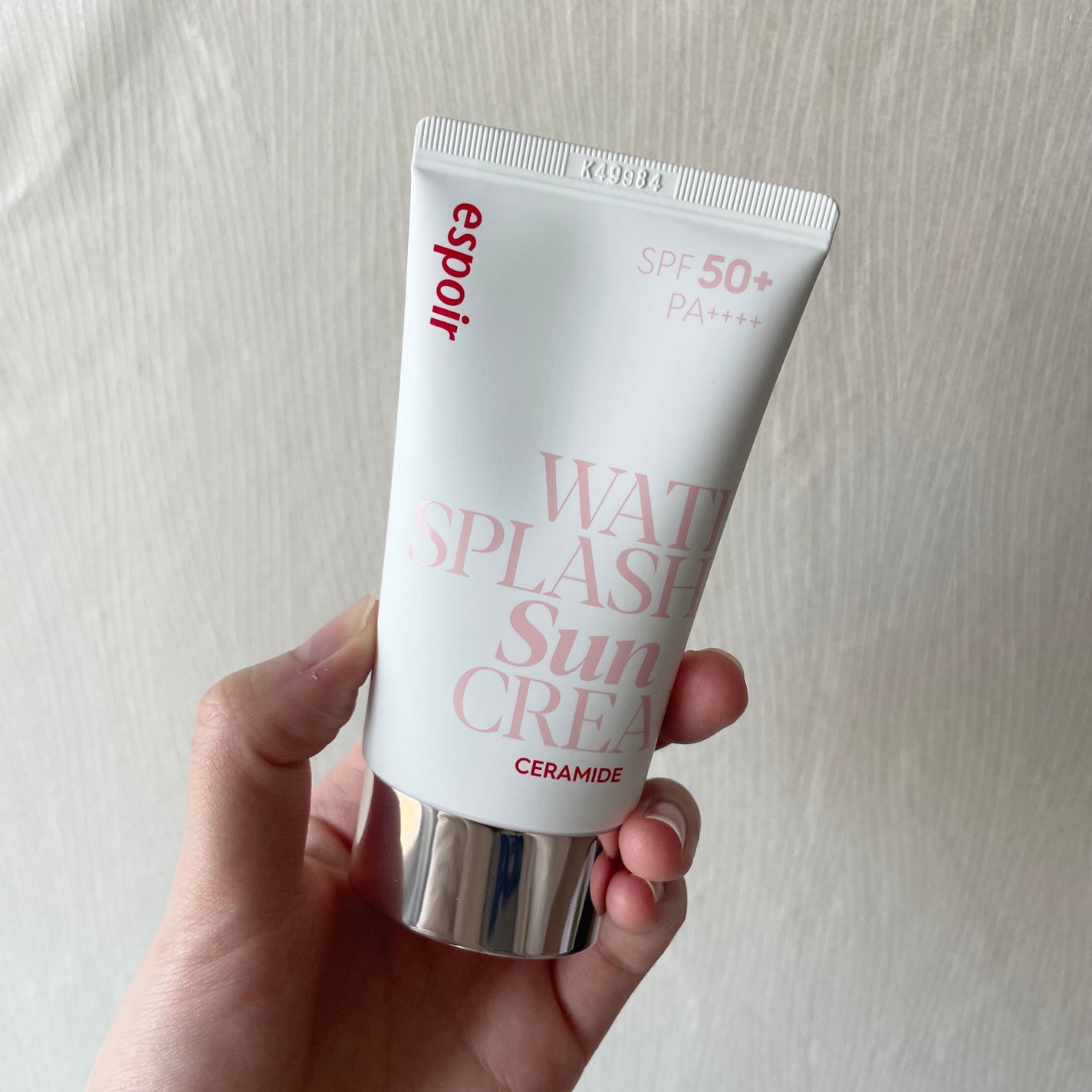 ウォータースプラッシュサンクリーム セラミド/espoir/日焼け止めクリームを使ったクチコミ(1枚目)