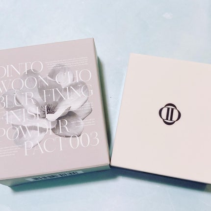 雲楚ブラーフィクシングフィニッシュパウダーパクト /Dinto/プレストパウダーを使ったクチコミ(2枚目)