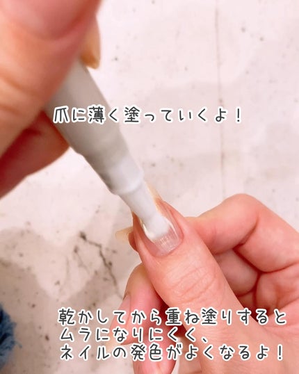 ピールオフスティックネイル/and us/マニキュアを使ったクチコミ(6枚目)