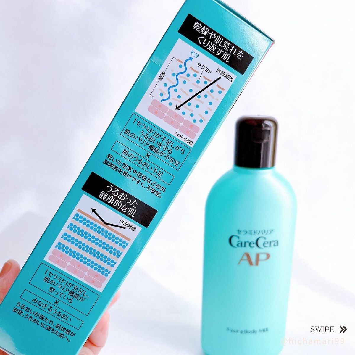 ケアセラ APフェイス&ボディ乳液/ケアセラ/ボディミルクを使ったクチコミ(9枚目)