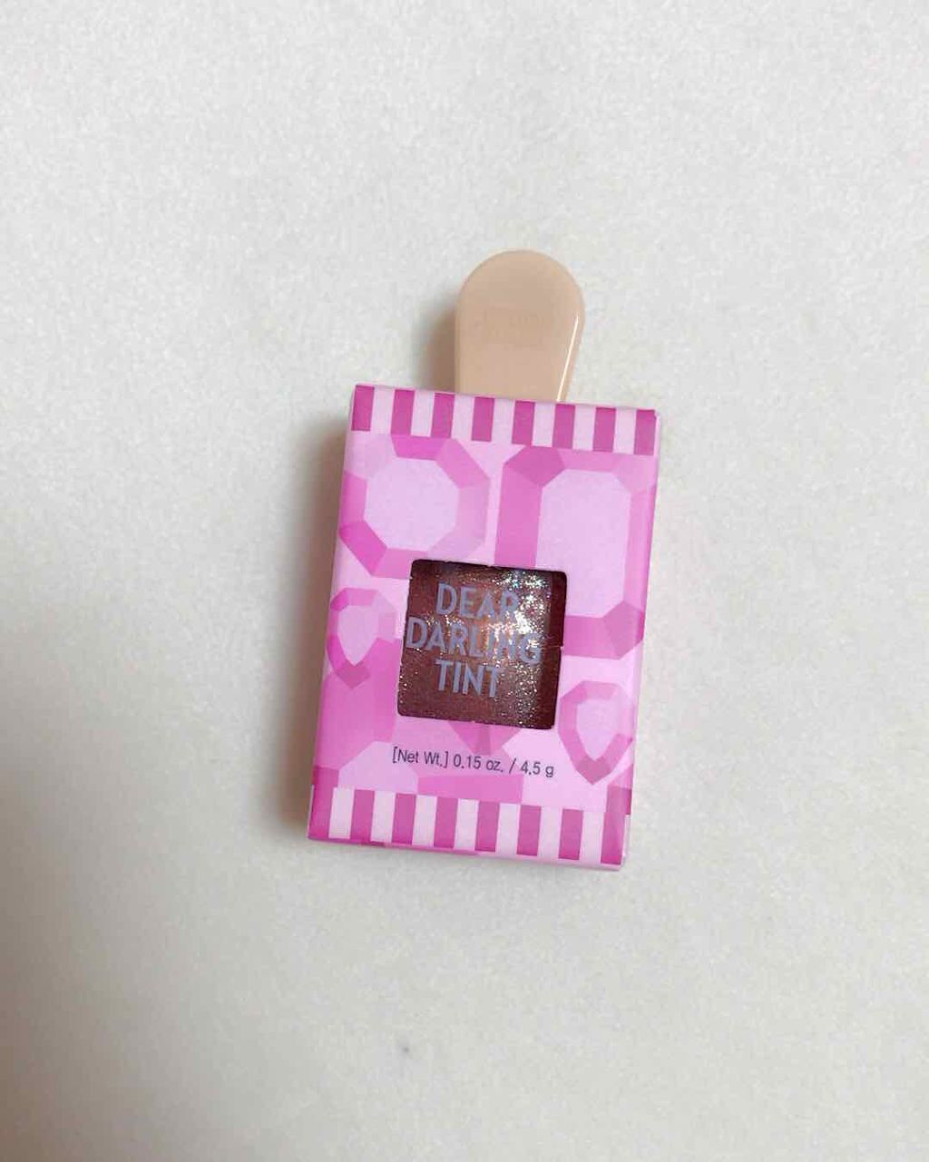 ディアダーリン ウォータージェルティント （アイスティント）/ETUDE/口紅を使ったクチコミ（3枚目）