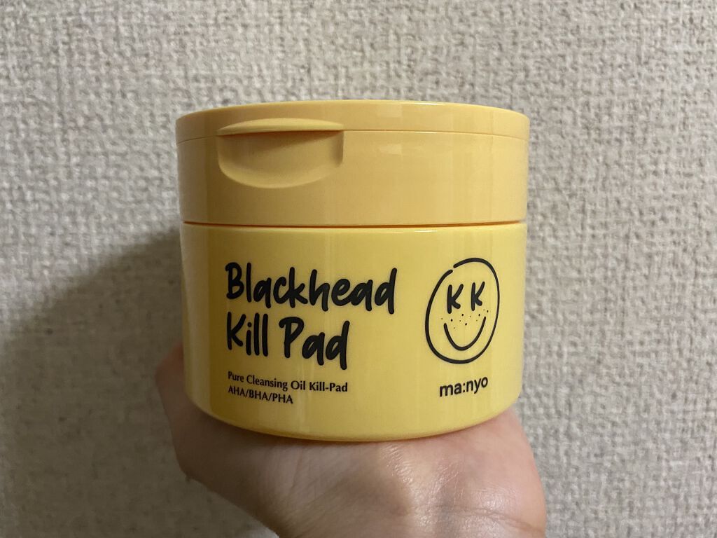 ブラックヘッド ピュア クレンジング オイル キルパッド/manyo/トナーパッドを使ったクチコミ（1枚目）