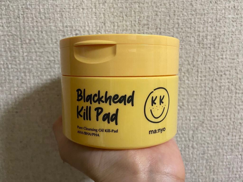 ブラックヘッド ピュア クレンジング オイル キルパッド/manyo/トナーパッドを使ったクチコミ(1枚目)