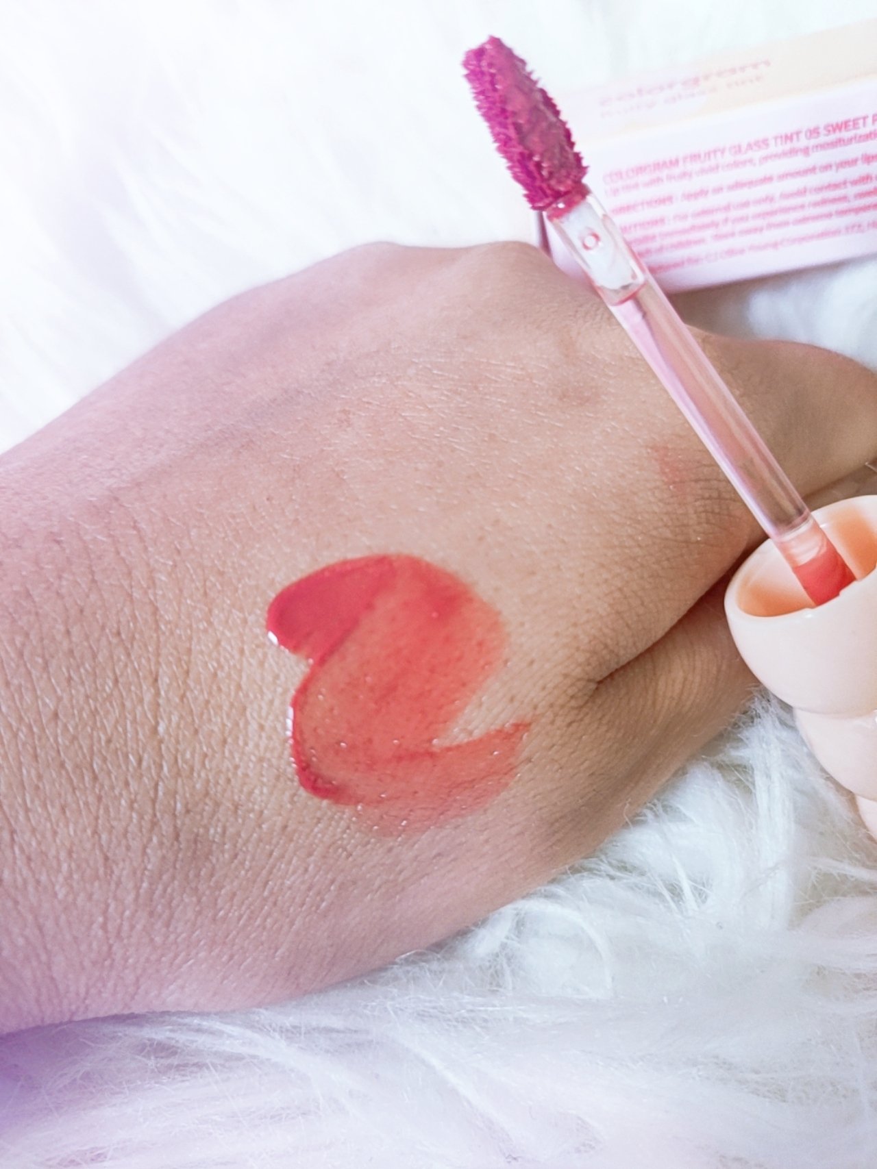 タンフルグラスティント/Colorgram/リップティントを使ったクチコミ（2枚目）