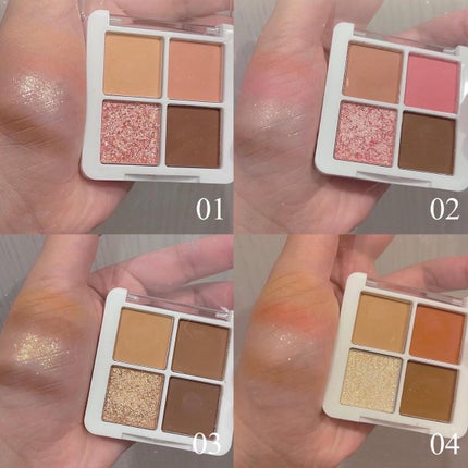 プチポケットアイシャドウパレット/SO GLAM/アイシャドウパレットを使ったクチコミ(4枚目)