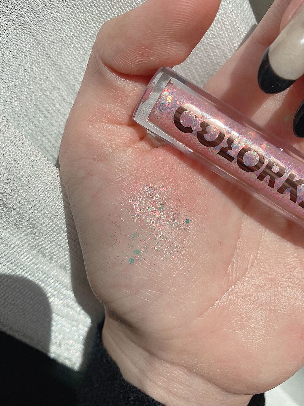 スパークリングギャラクシーリキッドアイシャドウ/COLORKEY/リキッドアイシャドウを使ったクチコミ(2枚目)