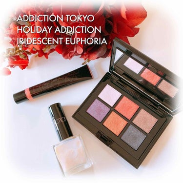 ホリデー アディクション “イリディセント ユーフォリア” EYESHADOW PALLETE L/ADDICTION/メイクアップキットを使ったクチコミ（1枚目）