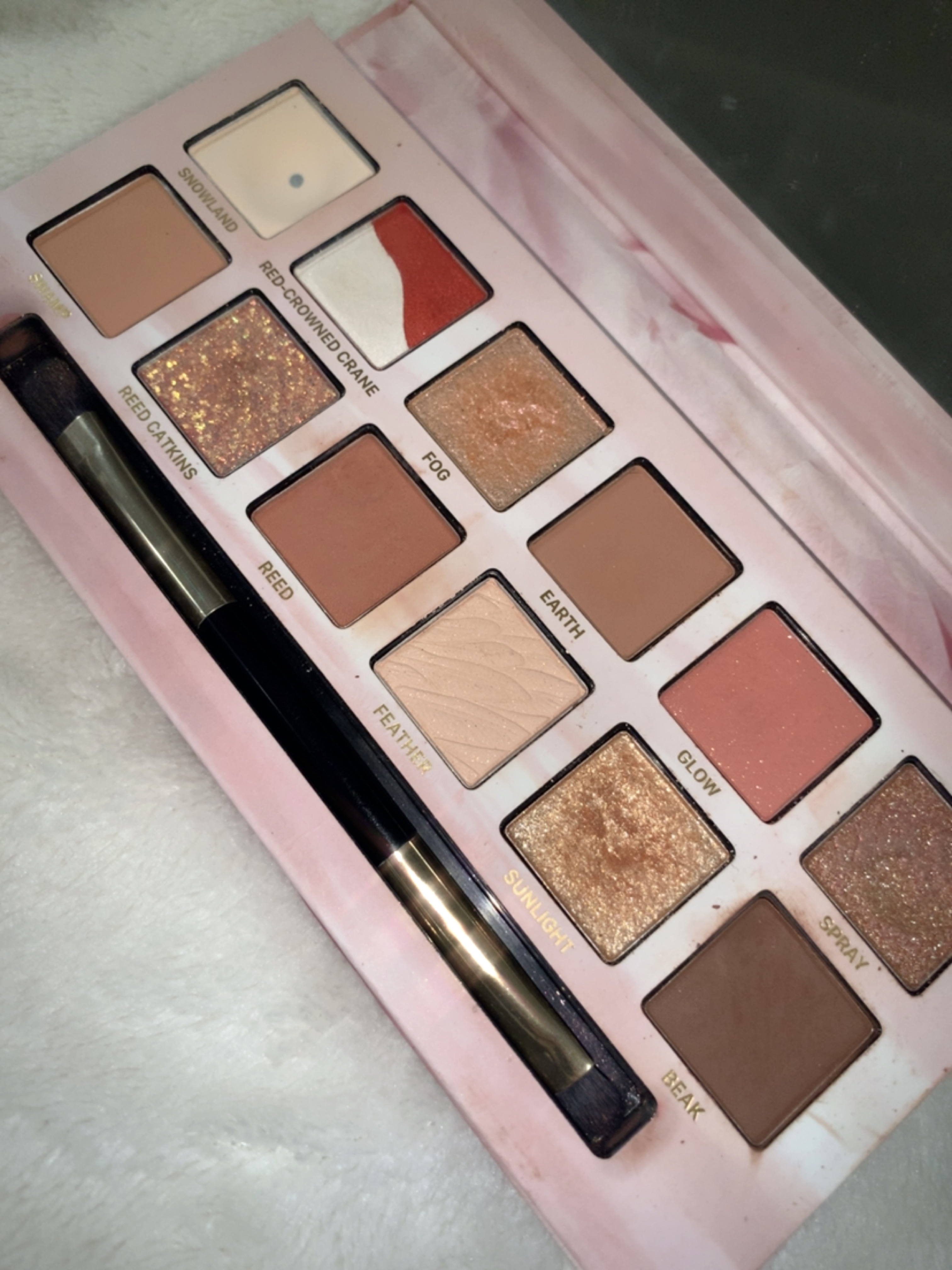 エクスプローラ12色 動物アイシャドウパレット タンチョウ鶴/PERFECT DIARY/アイシャドウパレットを使ったクチコミ（2枚目）