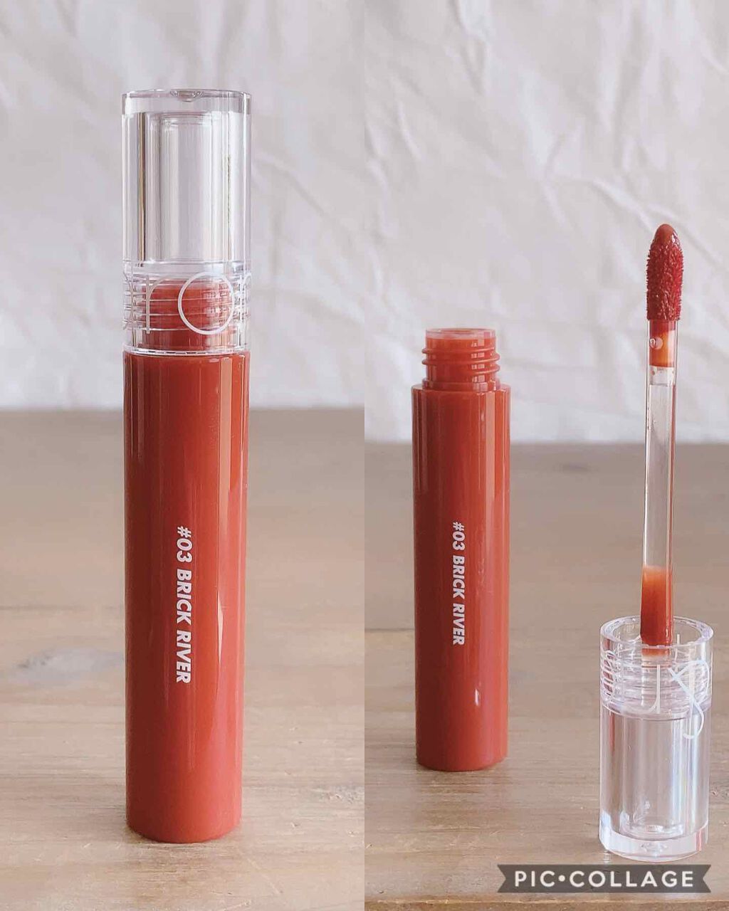 グラスティングウォーターティント/rom&nd/リップティントを使ったクチコミ(4枚目)