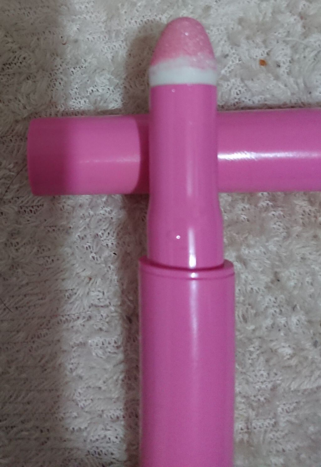 ピンクパンダノンスティック/SUKETTO/単色アイシャドウを使ったクチコミ（2枚目）