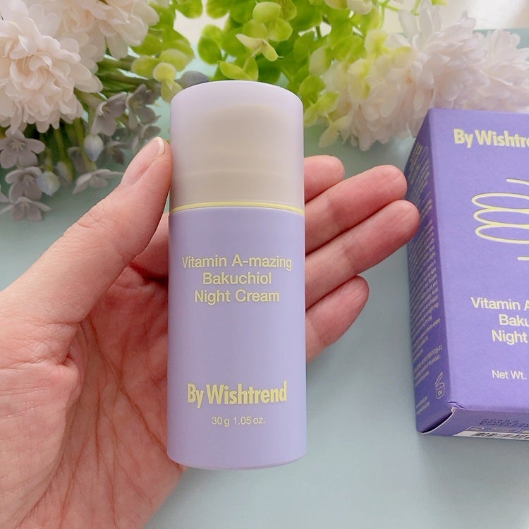 ビタミンA-mazingバクチオールナイトクリーム/By Wishtrend/フェイスクリームを使ったクチコミ(2枚目)