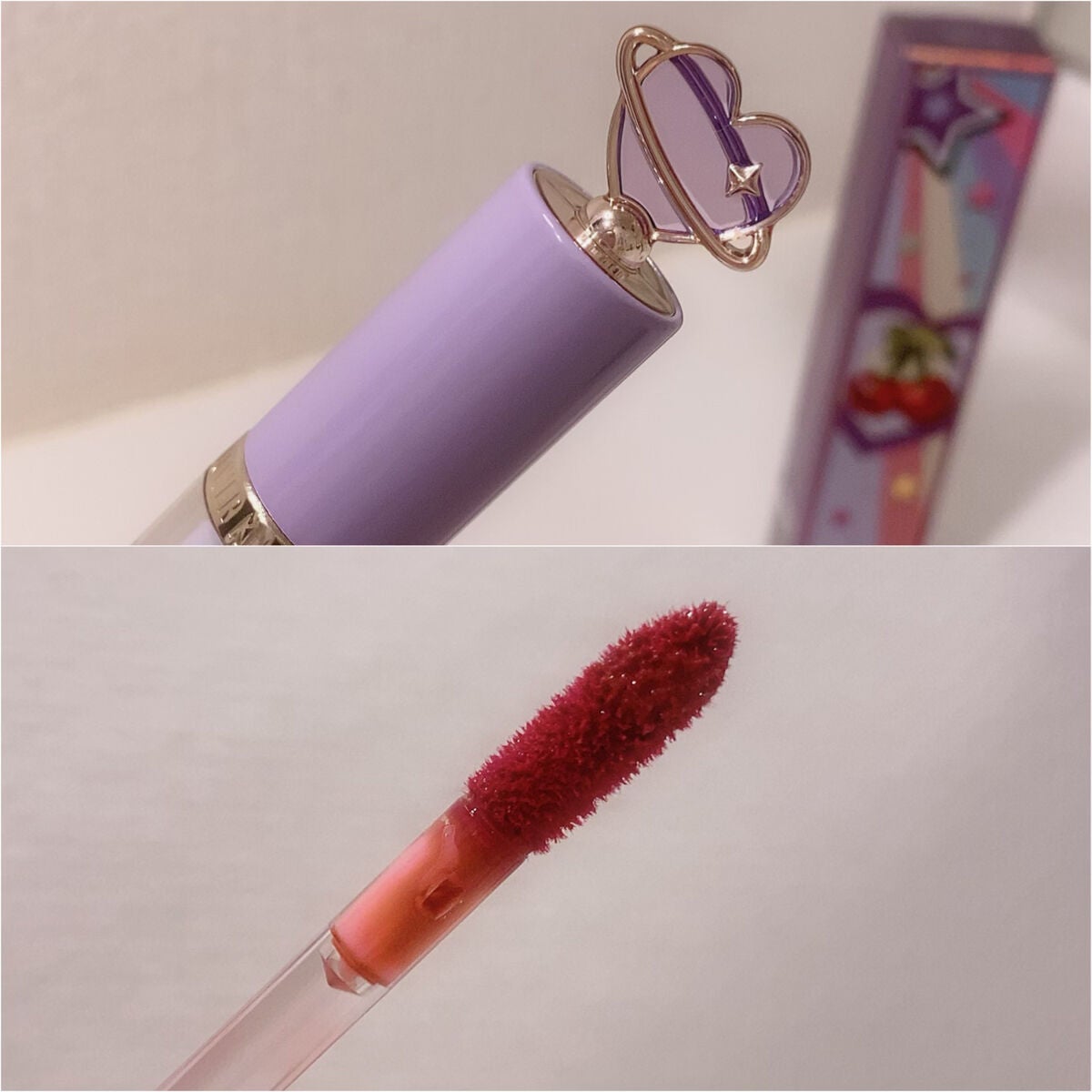 グリスニングウォータリングティント/FlowerKnows/リップティントを使ったクチコミ(4枚目)