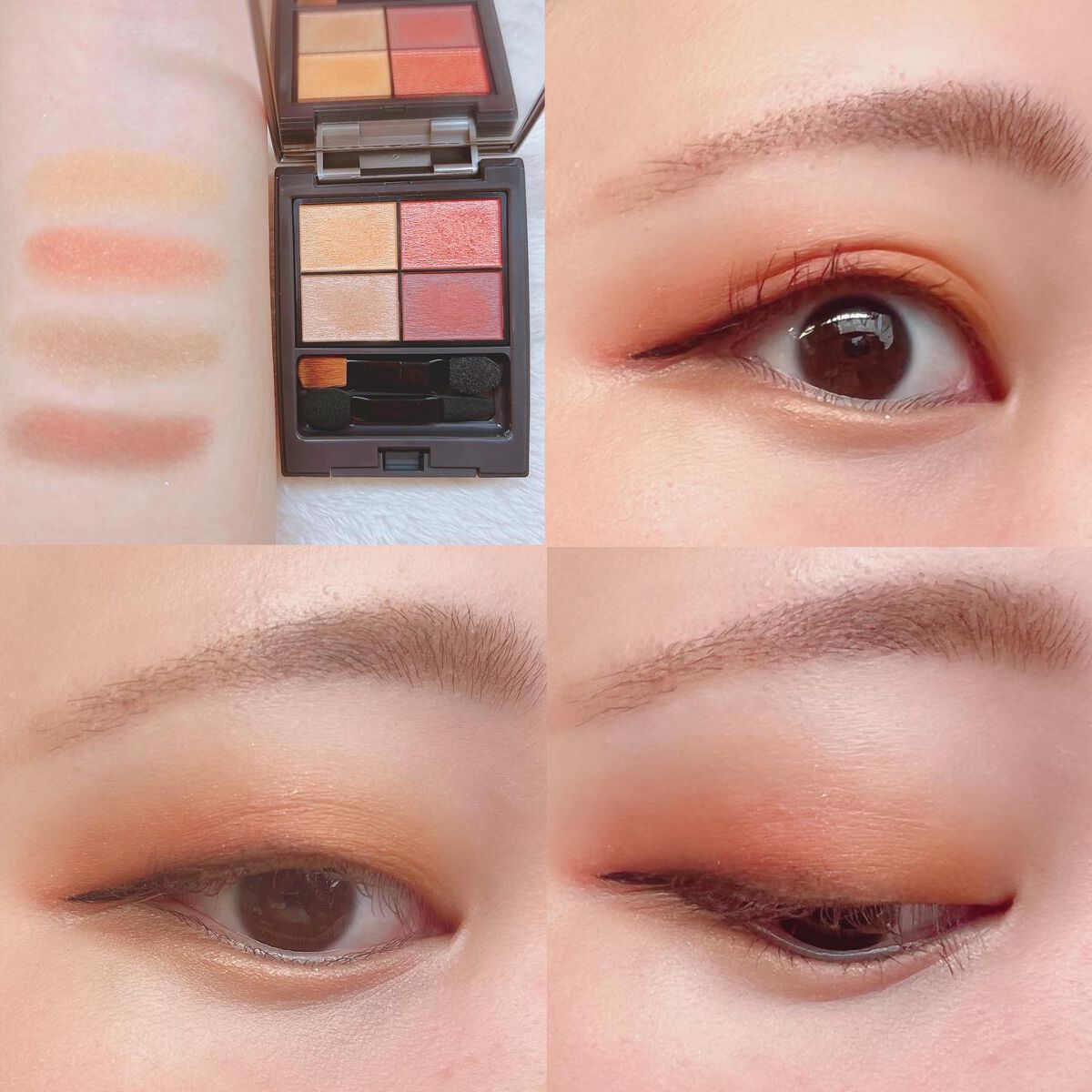 パレットアイシャドウ/&be/アイシャドウパレットを使ったクチコミ(4枚目)