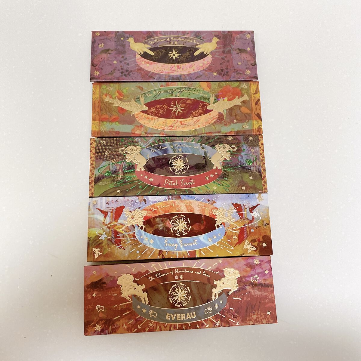 山海シリーズ 4色アイシャドウパレット/GirlCult/アイシャドウパレットを使ったクチコミ（2枚目）