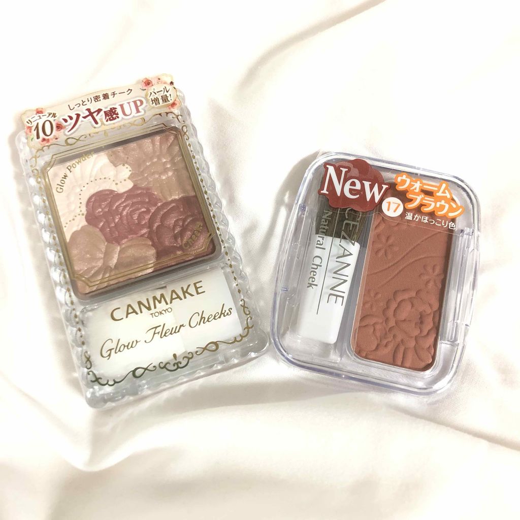 グロウフルールチークス/キャンメイク/パウダーチークを使ったクチコミ(1枚目)