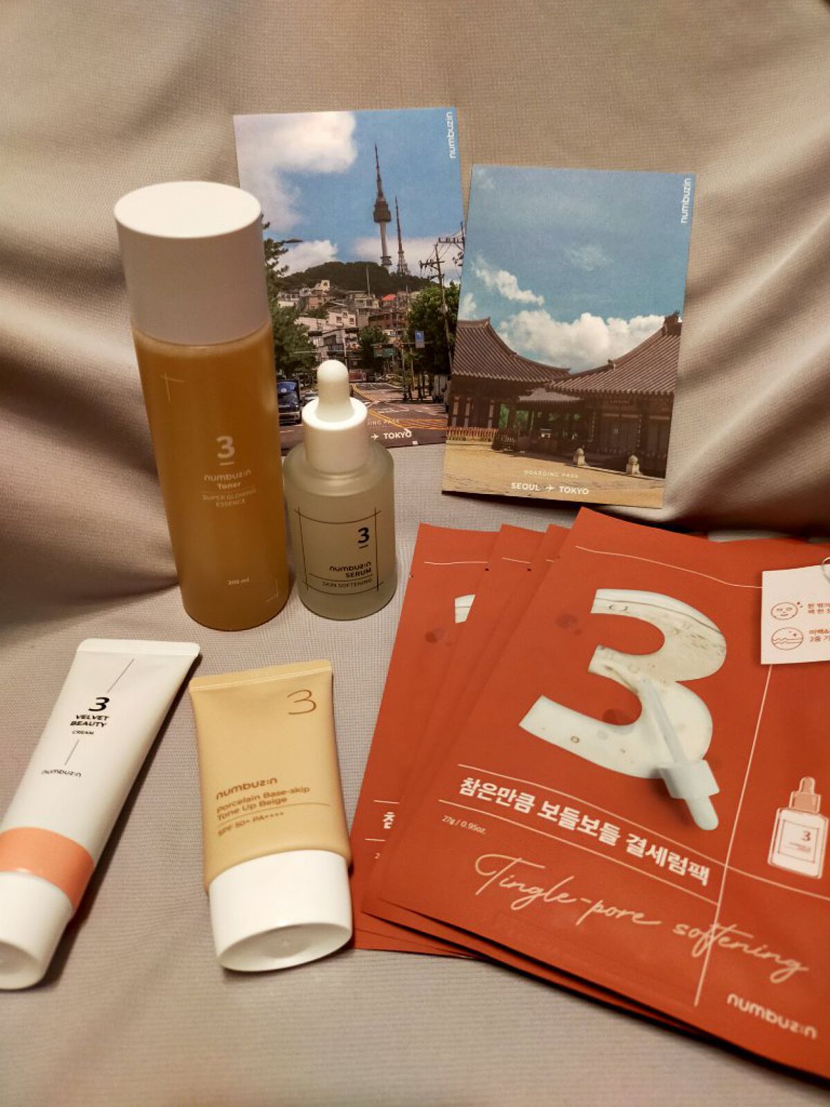 numbuzin 2番 奇跡のトラブルケアWキットのクチコミ「 ずっと使ってみたかったnumbuzinの3周年セットを購入してしばらく使ってみたところ、あま.....」（3枚目）