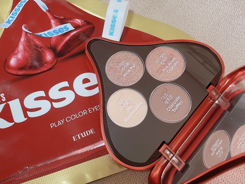キスチョコレート プレイカラーアイズ/ETUDE/アイシャドウパレットを使ったクチコミ（1枚目）