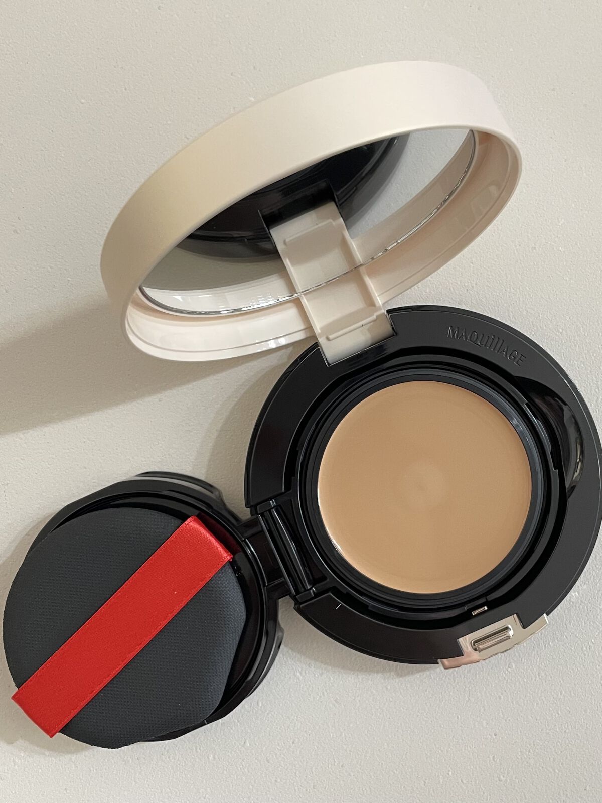 ドラマティッククッションジェリー 03　中間的な明るさ ～濃いめの色/マキアージュ/クッションファンデーションを使ったクチコミ（2枚目）