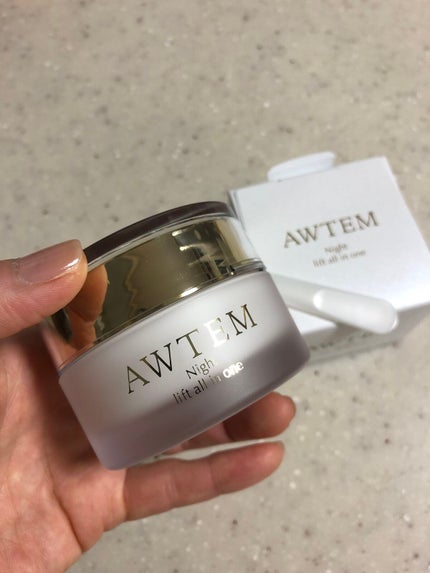 ナイトリフトオールインワン(夜⽤ジェルクリーム)/AWTEM/オールインワン化粧品を使ったクチコミ(1枚目)