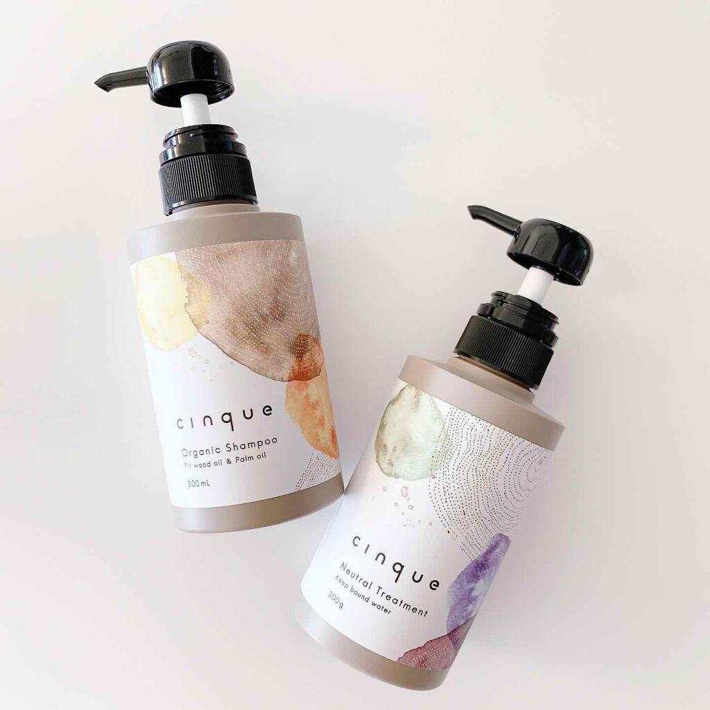 サンクオーガニックシャンプー/ニュートラルトリートメント トリートメント/cinque/市販シャンプーを使ったクチコミ（1枚目）