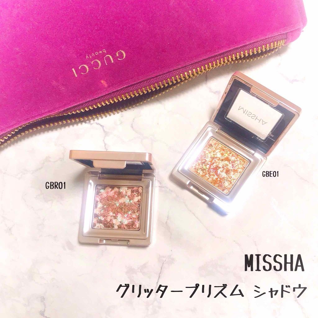 #MISSHA（ミシャ） 
#グリッタープリズムシャドウ より
10月1日より新発売な
日本限定カラー をお試しさせて頂きました💎✨

今回の使用カラーは
GBR01スパイシーブラウン
GBE01 ヌーディーベージュ
です🇰🇷💗

