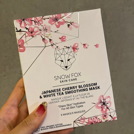 桜&ホワイトティー スムージング マスク/SNOW FOX SKINCARE/シートマスク・パックを使ったクチコミ(1枚目)