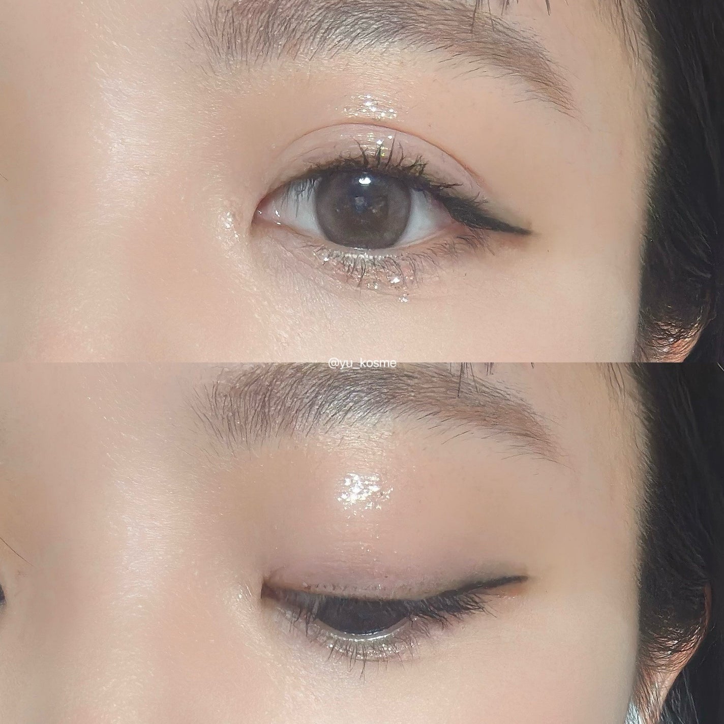 グリッター イルミネーションライナー R/CipiCipi/リキッドアイライナーを使ったクチコミ(5枚目)