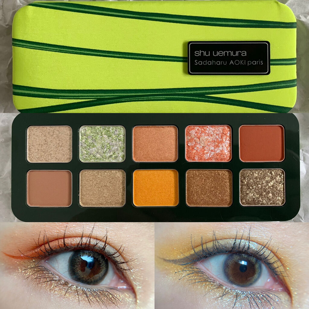 マッチャ ジェノワーズ アイ パレット /shu uemura/アイシャドウパレットを使ったクチコミ（1枚目）