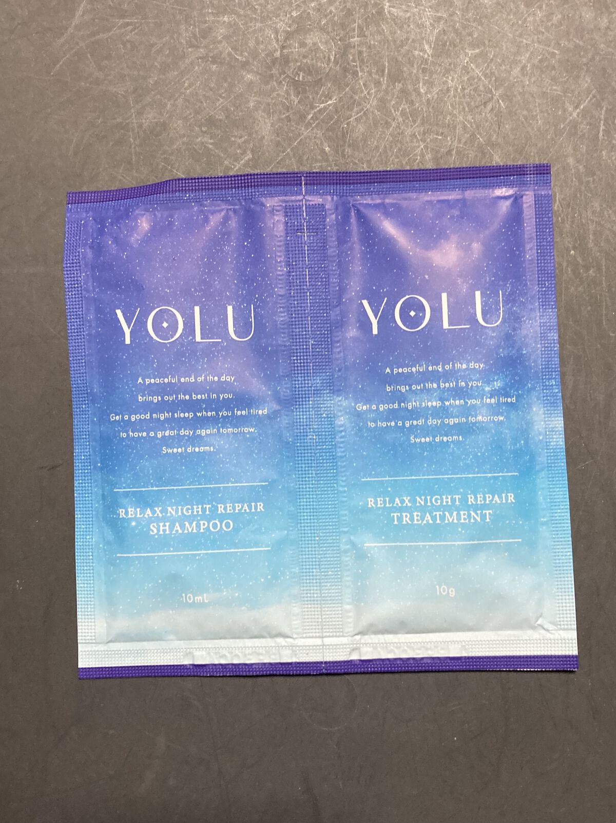 リラックスナイトリペア シャンプー／トリートメント/YOLU/市販シャンプーを使ったクチコミ（3枚目）