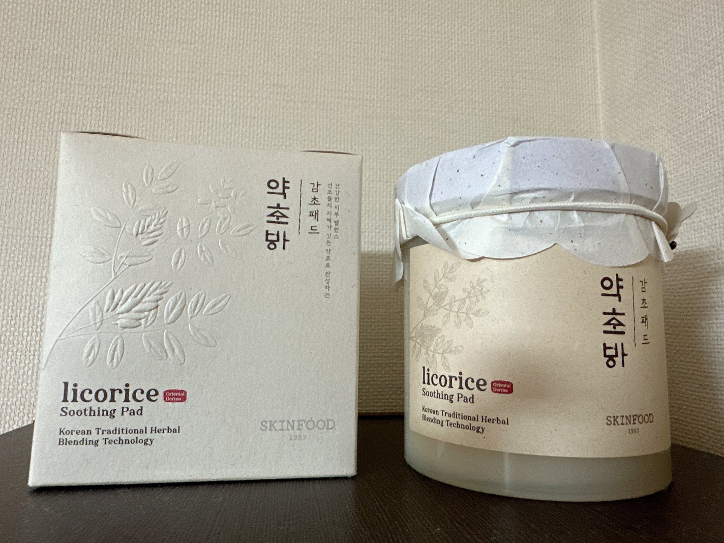ナチュラルハーブ リコリス スージング パッド/SKINFOOD/トナーパッドを使ったクチコミ(1枚目)
