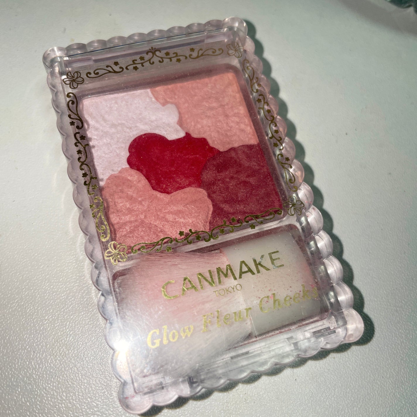 グロウフルールチークス/キャンメイク/パウダーチークを使ったクチコミ(1枚目)