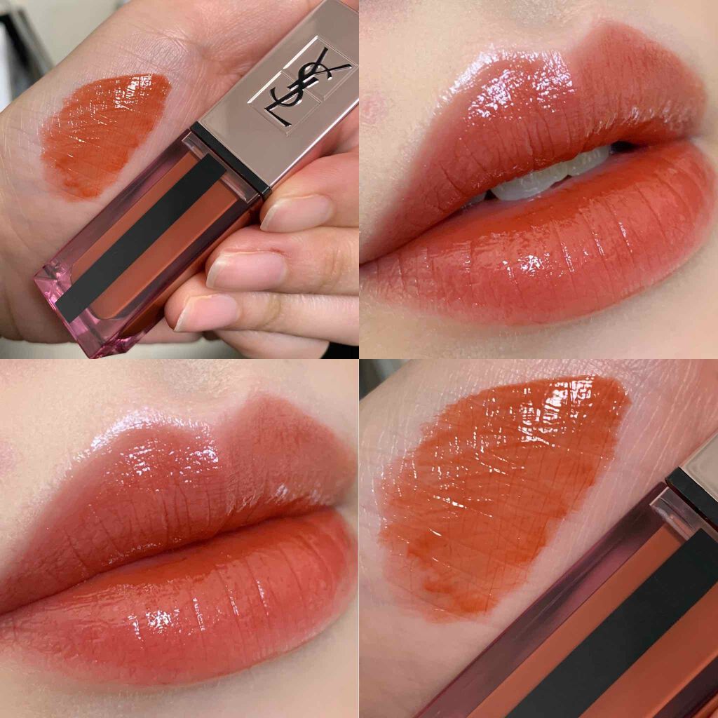 ルージュ ピュールクチュール ヴェルニ ウォーターグロウ/YVES SAINT LAURENT BEAUTE/口紅を使ったクチコミ(1枚目)