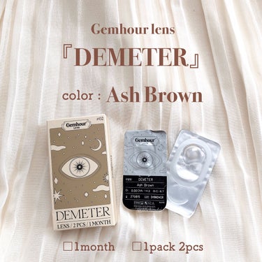DEMETER/Gemhour lens/カラーコンタクトレンズを使ったクチコミ（3枚目）