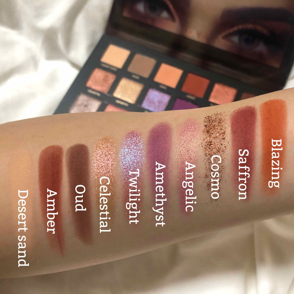 フーダビューティ デザート ダスク アイシャドウパレット/Huda Beauty/アイシャドウパレットを使ったクチコミ（2枚目）