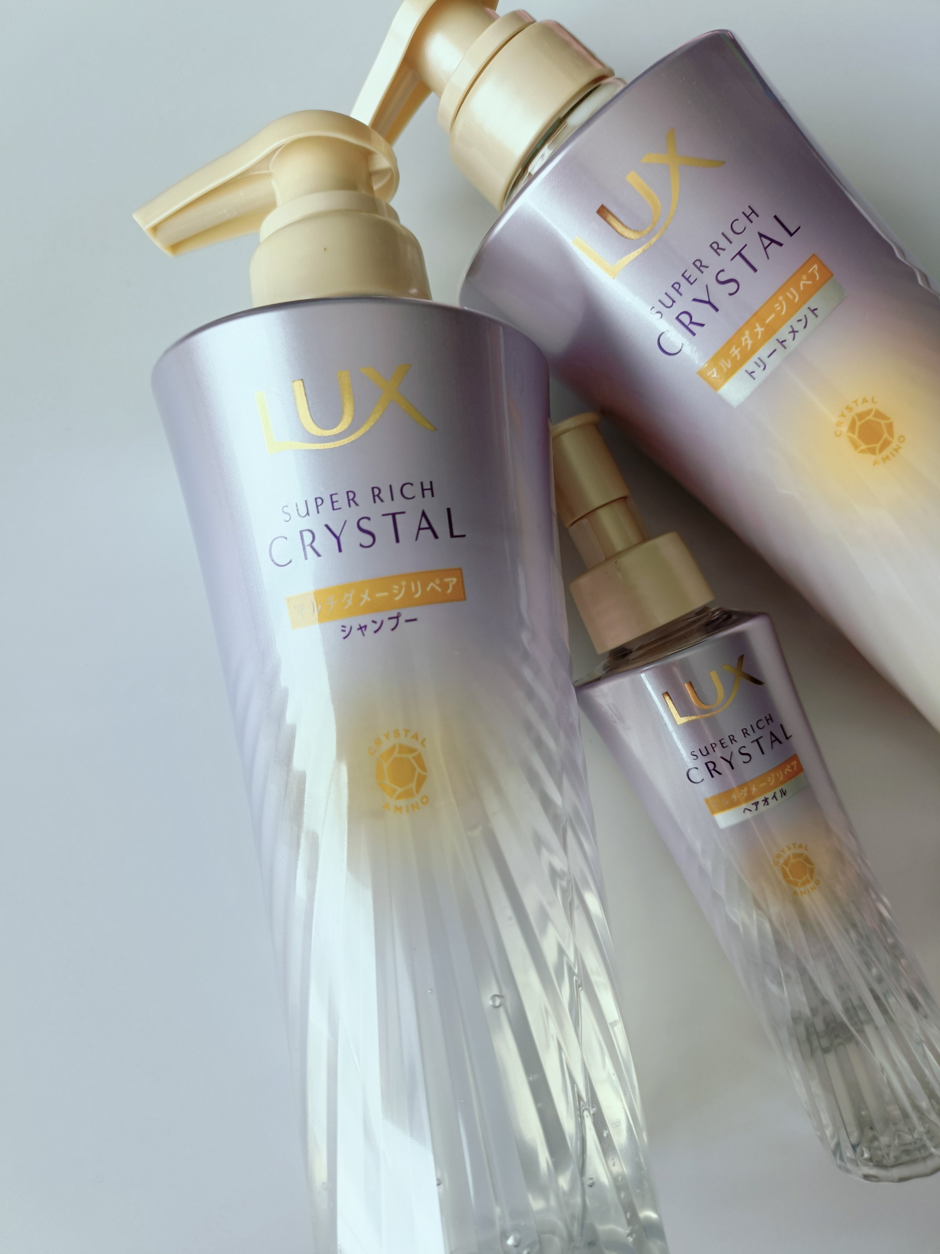 ラックス スーパーリッチクリスタル マルチダメージリペア ヘアオイル/LUX/ヘアオイルを使ったクチコミ（1枚目）