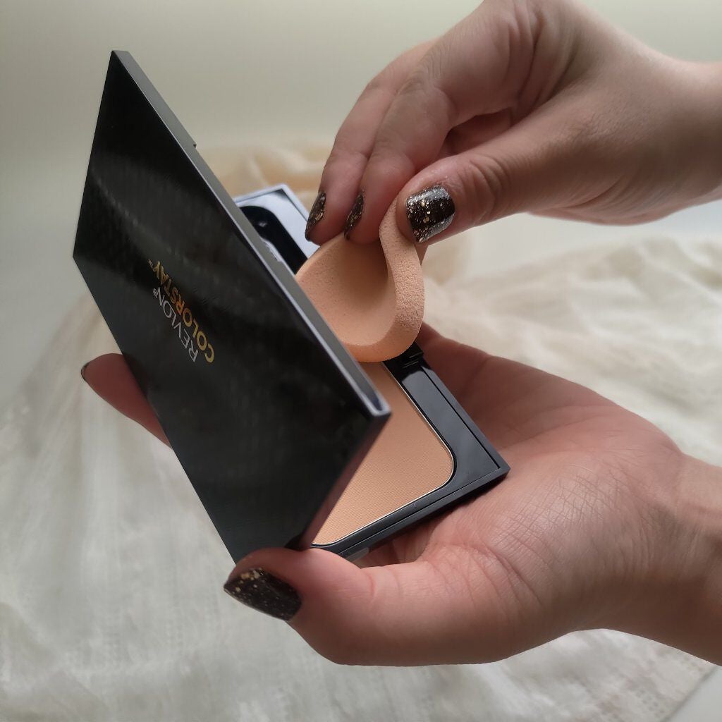 カラーステイ ロングウェア UV パウダー ファンデーション/REVLON/パウダーファンデーションを使ったクチコミ(6枚目)