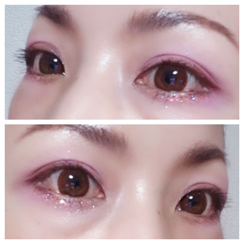 グリッターライナー/b idol/グリッターを使ったクチコミ（2枚目）