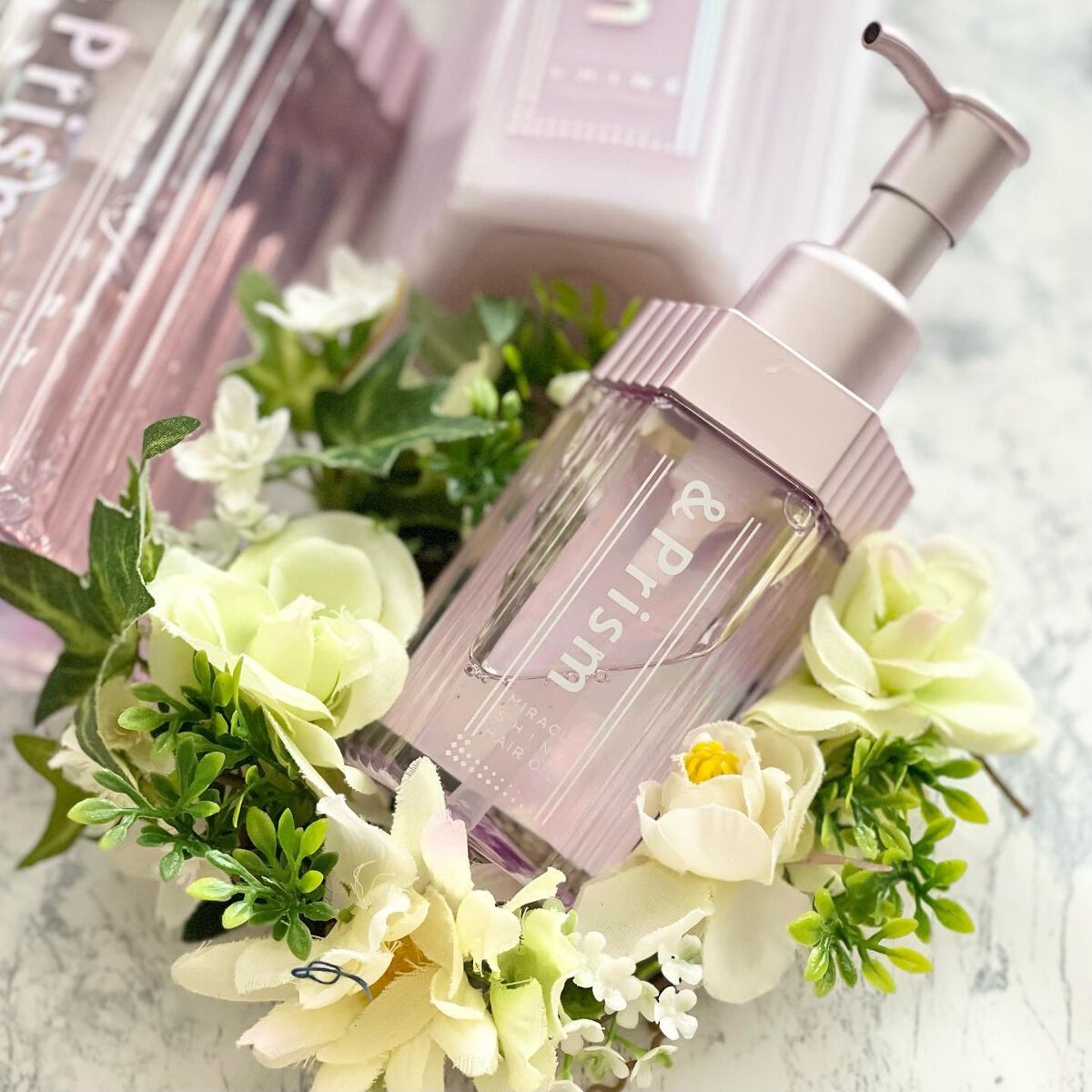 ミラクル シャイン ヘアオイル/&Prism/ヘアオイルを使ったクチコミ（1枚目）