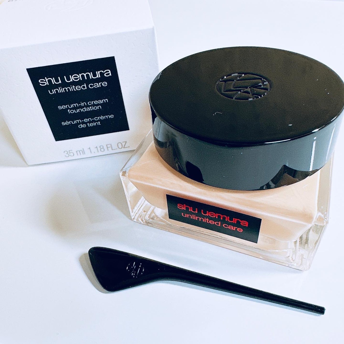 アンリミテッド ケア セラムイン クリーム ファンデーション/shu uemura/クリーム・エマルジョンファンデーションを使ったクチコミ(3枚目)