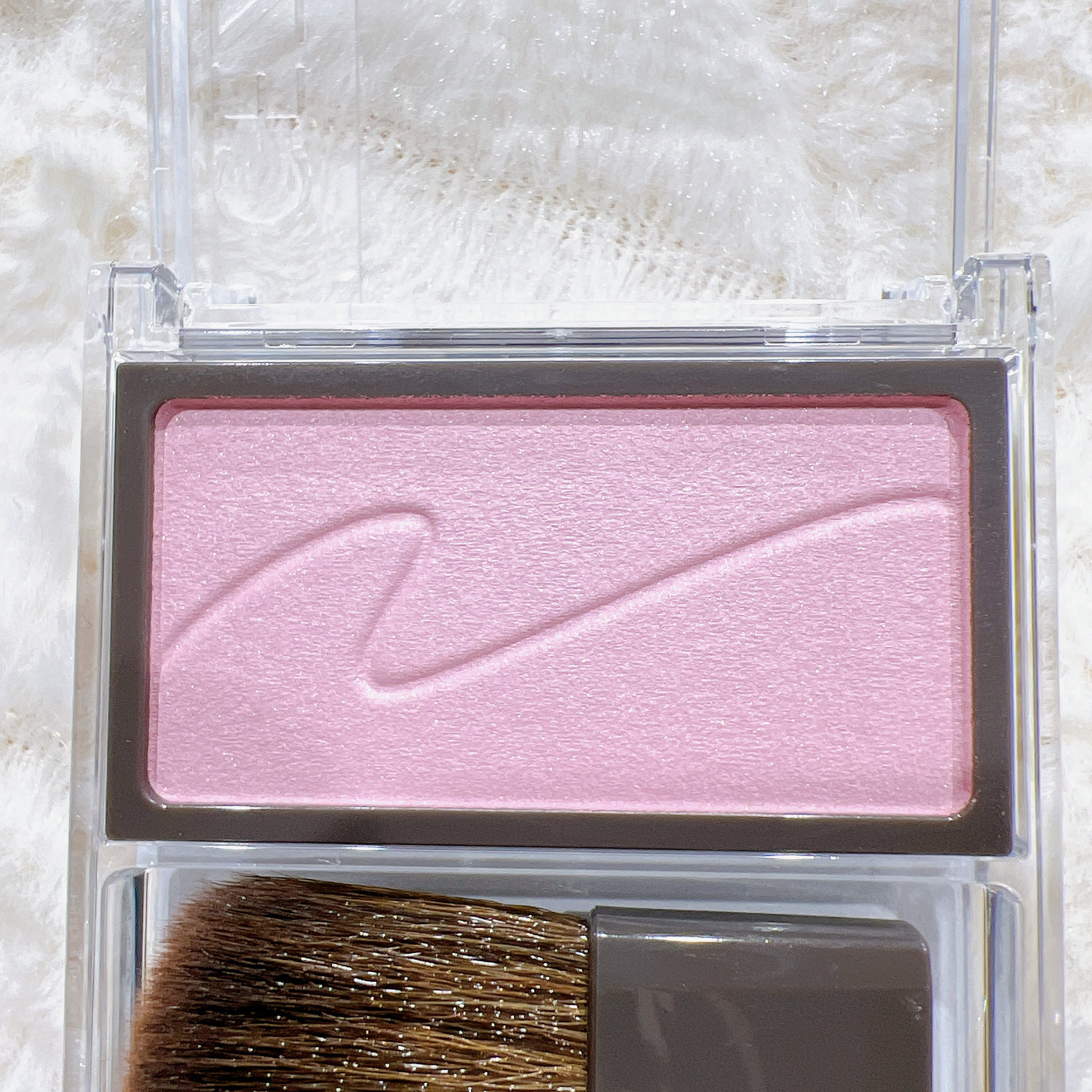 チークブラッシュ/CEZANNE/パウダーチークを使ったクチコミ（2枚目）