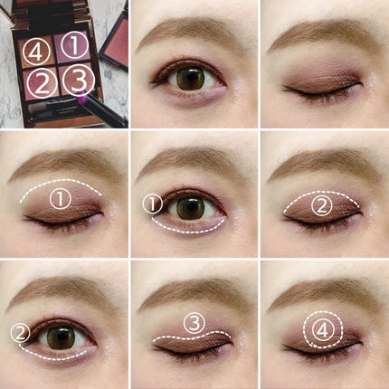 シグニチャー カラー アイズ/SUQQU/アイシャドウパレットを使ったクチコミ(4枚目)