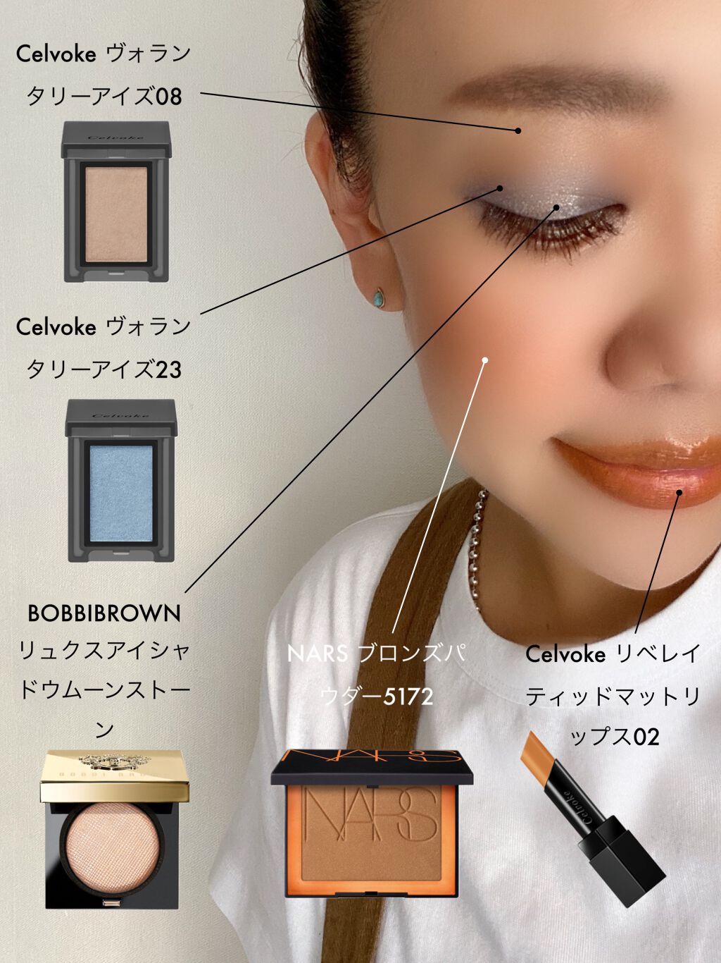 セルヴォーク ヴォランタリー アイズ 08 マットベージュ/Celvoke/単色アイシャドウを使ったクチコミ（1枚目）