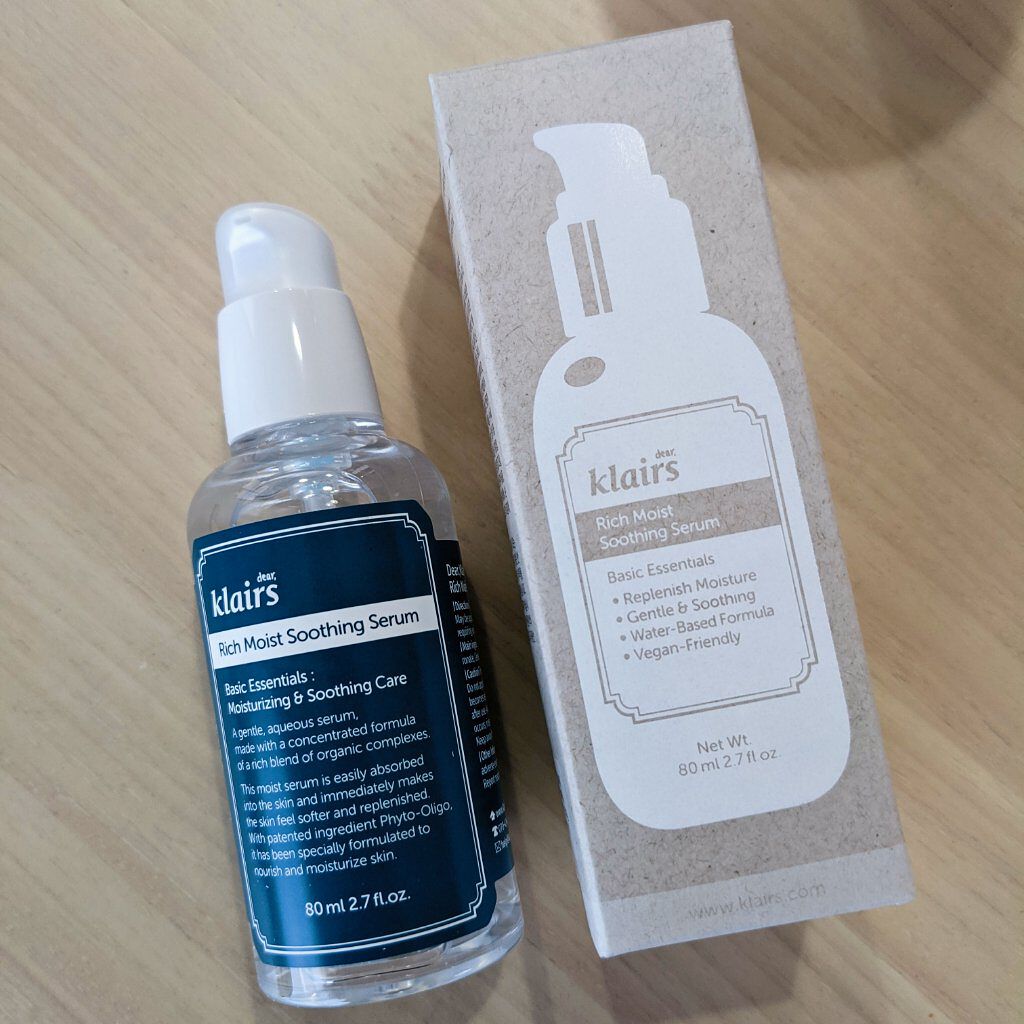 リッチモイストスージングセラム(80ml)/Klairs/美容液を使ったクチコミ（1枚目）