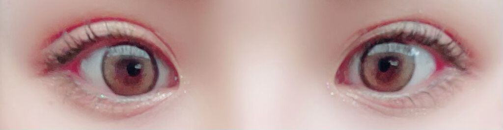 CANNA ROZE 1year カンナロゼ ベージュ/URIA i-DOL/カラーコンタクトレンズを使ったクチコミ（3枚目）