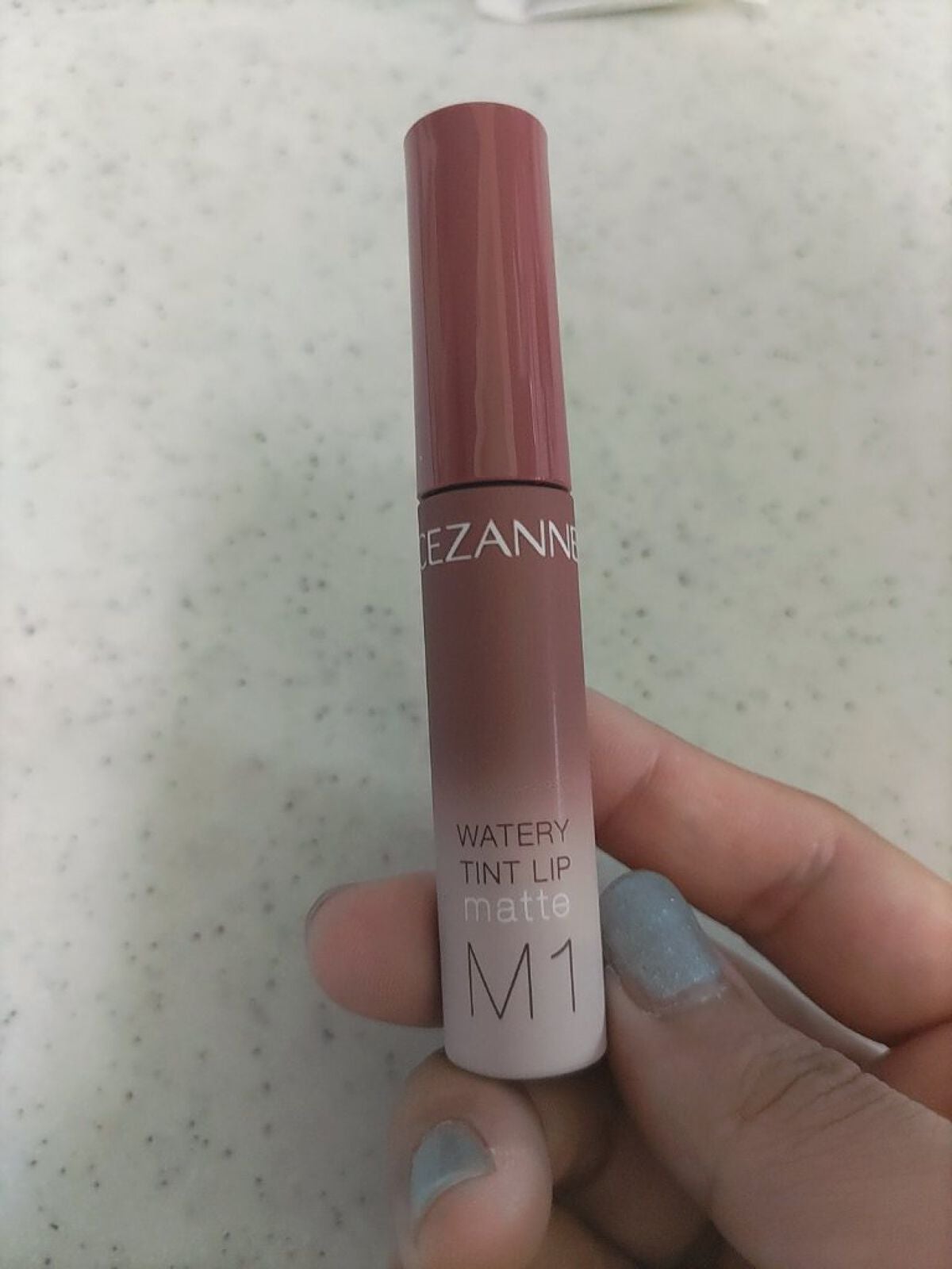 ウォータリーティントリップ マット/CEZANNE/リップティントを使ったクチコミ(2枚目)