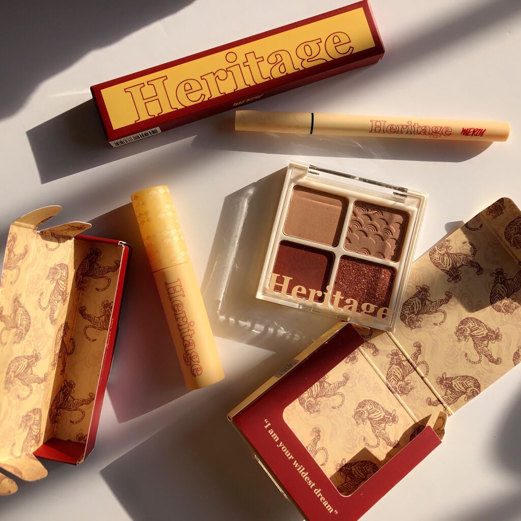 ザ ヘリテージ シャドウパレット/MERZY/アイシャドウパレットを使ったクチコミ(4枚目)