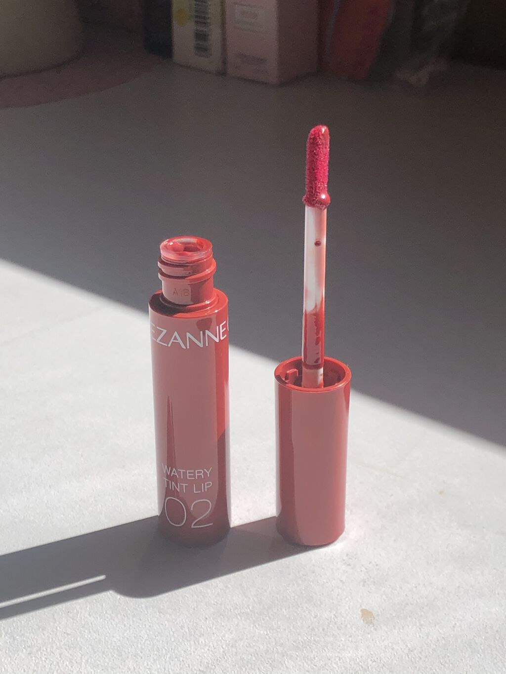 ウォータリーティントリップ/CEZANNE/リップティントを使ったクチコミ（1枚目）