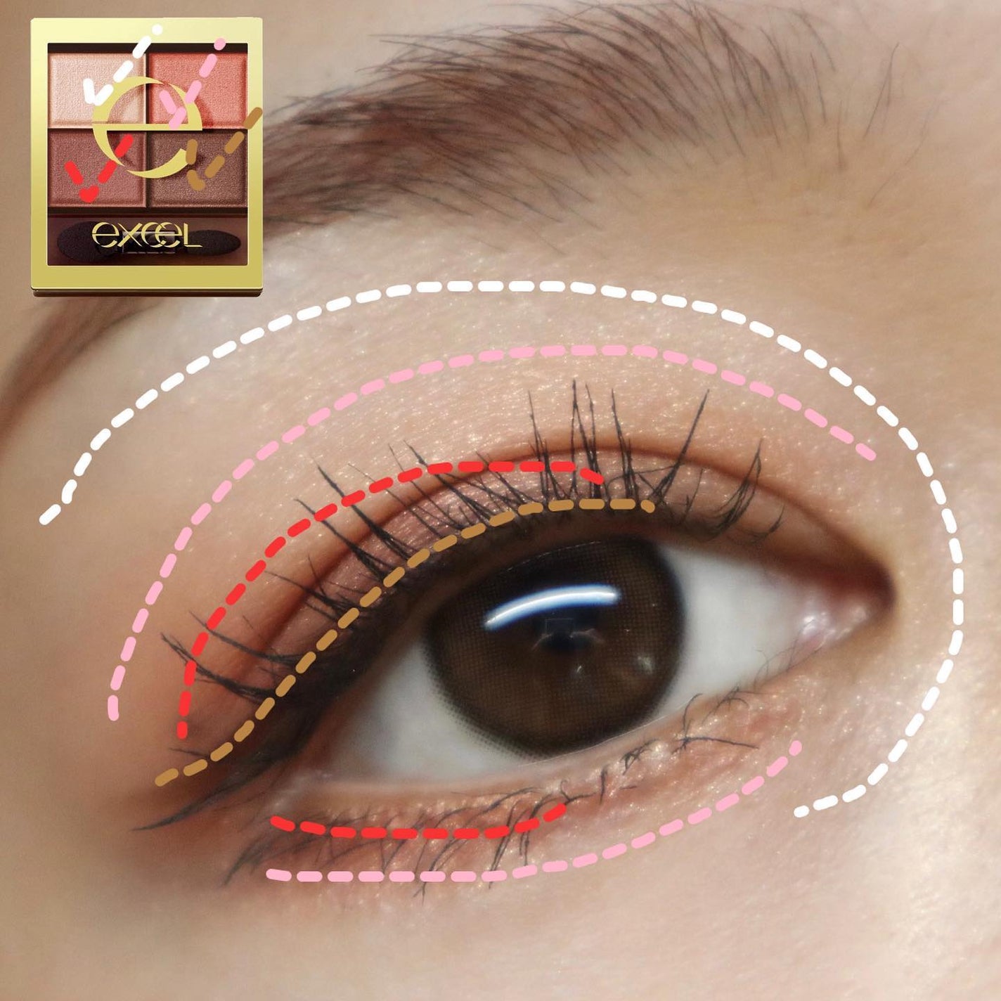 スキニーリッチシャドウ/excel/アイシャドウパレットを使ったクチコミ(4枚目)