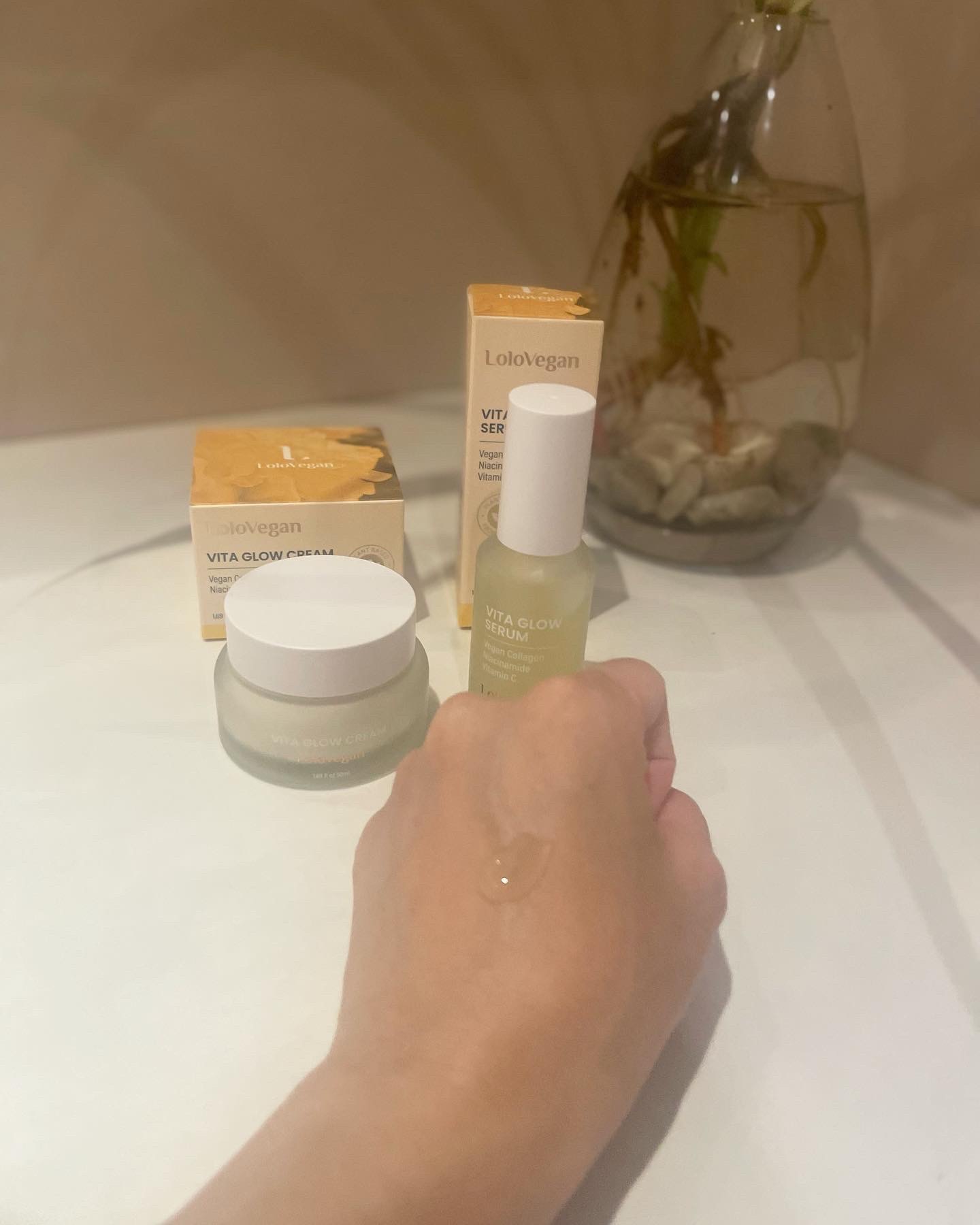 シトラスゆずバイタライジングセラム/Lolovegan/美容液を使ったクチコミ（3枚目）